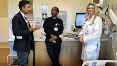 Dr. Arun Mathews, Dr. Anteneh Tesema and Christine Wiese, ARNP