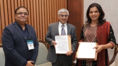 Dr. Sujoy Kar, Chief Medical Information Officer, Vice President, Apollo Hospitals; Dr Sandeep Wadhwa, Global Chief Medical Officer, Health Information Systems, Solventum; and Dr Sangita Reddy, Joint Managing Director, Apollo Hospitals