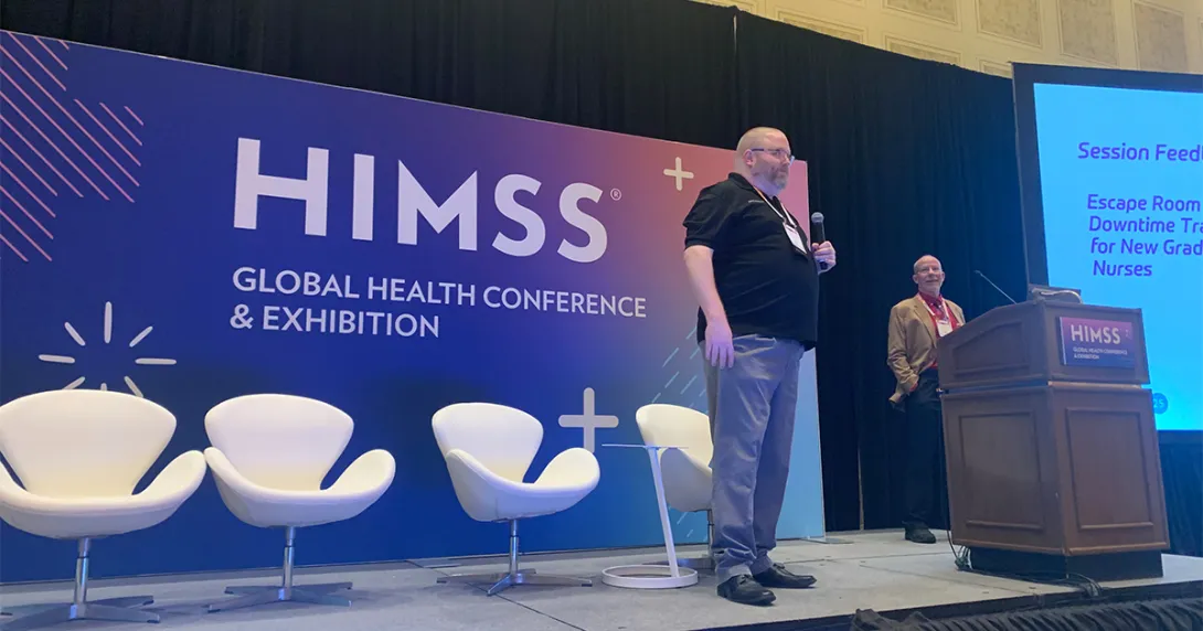  Michael Allen, senior clinical informatics nurse at Indiana University Health