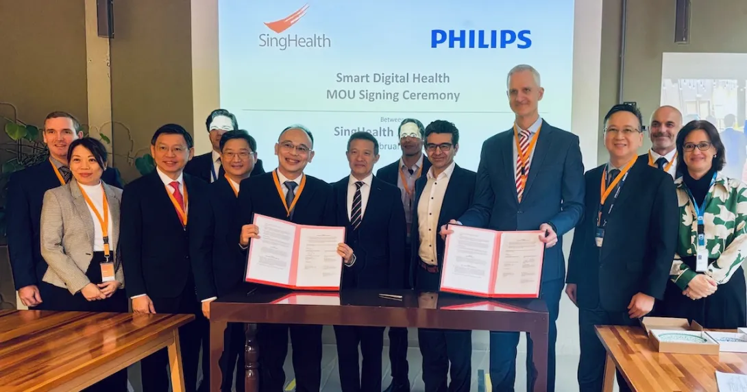 SingHealth and Royal Philips sign MOU for AI integrations